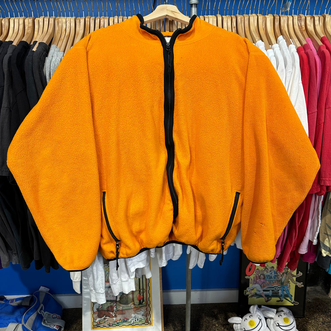 REI Orange Zip-Up Fleece