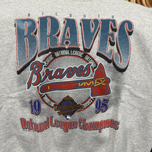 Load image into Gallery viewer, Atlanta Braves 1995 Championships Crewneck Sweatshirt
