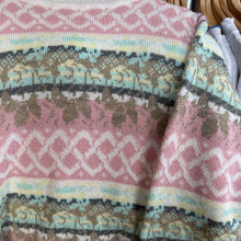 Load image into Gallery viewer, Pastel Patterned Turtleneck Sweater
