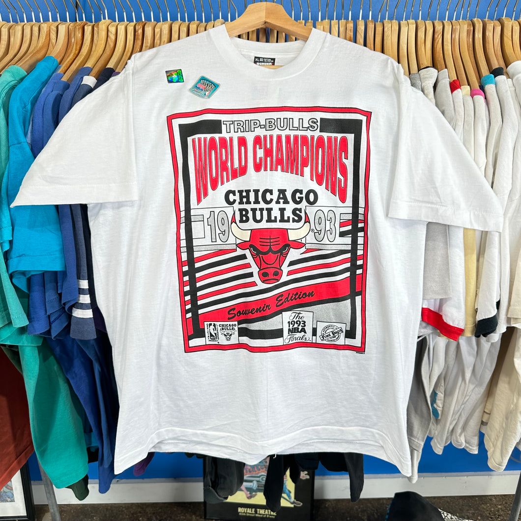 Chicago Bulls 1993 Trip-Bulls Deadstock T-Shirt