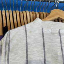 Load image into Gallery viewer, Eddie Bauer Gray Striped Henley Long Sleeve T-Shirt

