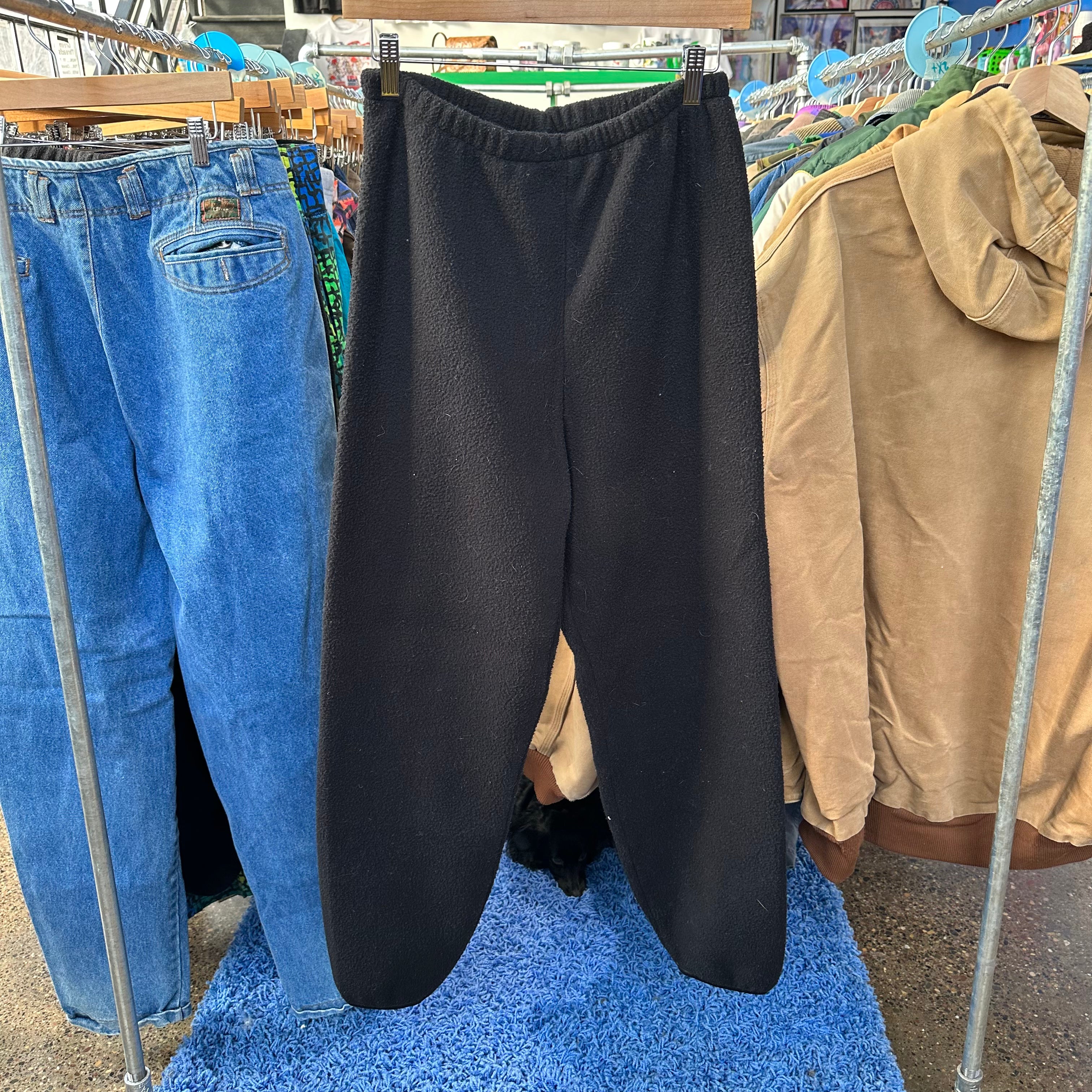 REI Fleece Pants Green Threads