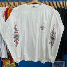 Load image into Gallery viewer, Harley Davidson White Pocket Long Sleeve T-Shirt
