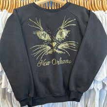 Load image into Gallery viewer, New Orleans Cat Face Crewneck Sweatshirt
