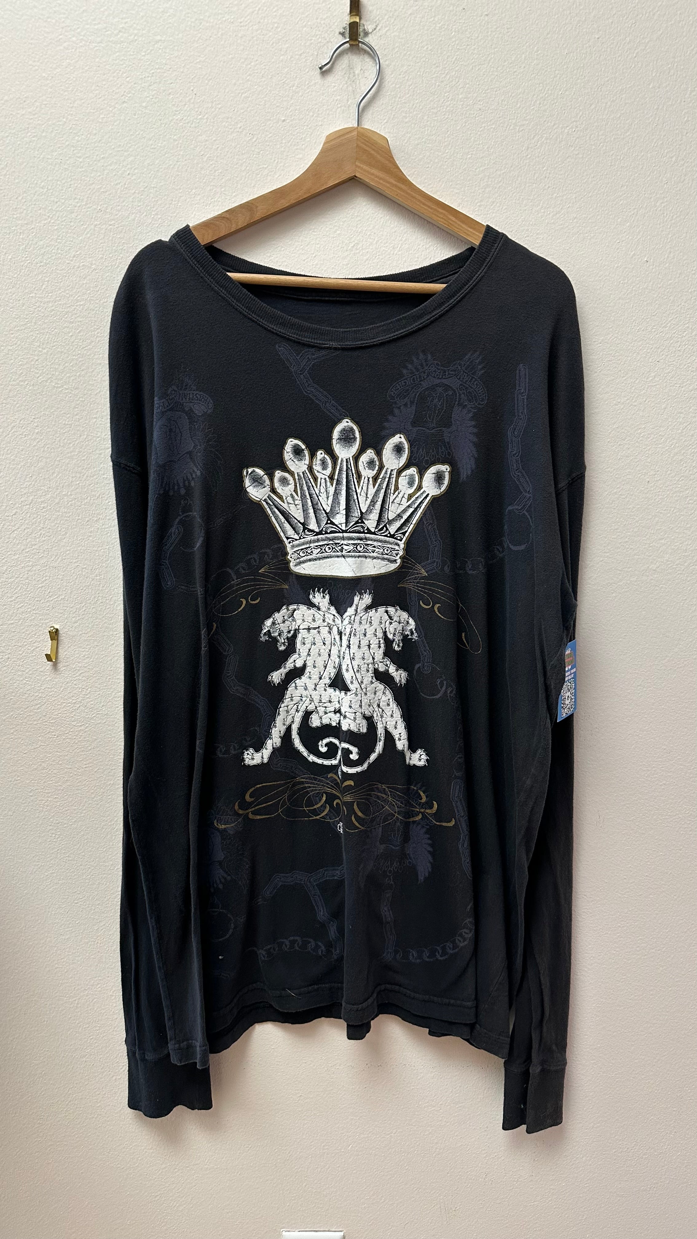 Christian Audigier Long Sleeve T-Shirt