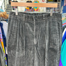Load image into Gallery viewer, Faded Black Corduroy Pants
