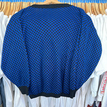 Load image into Gallery viewer, Checkered V Neck Sweater
