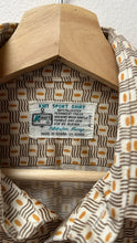 Load image into Gallery viewer, Knit Kmart Sport Shirt Yellow/Orange Button-Up
