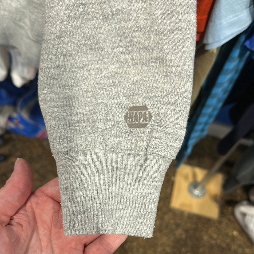 MN Vikings Grey Helmet Crewneck Sweatshirt