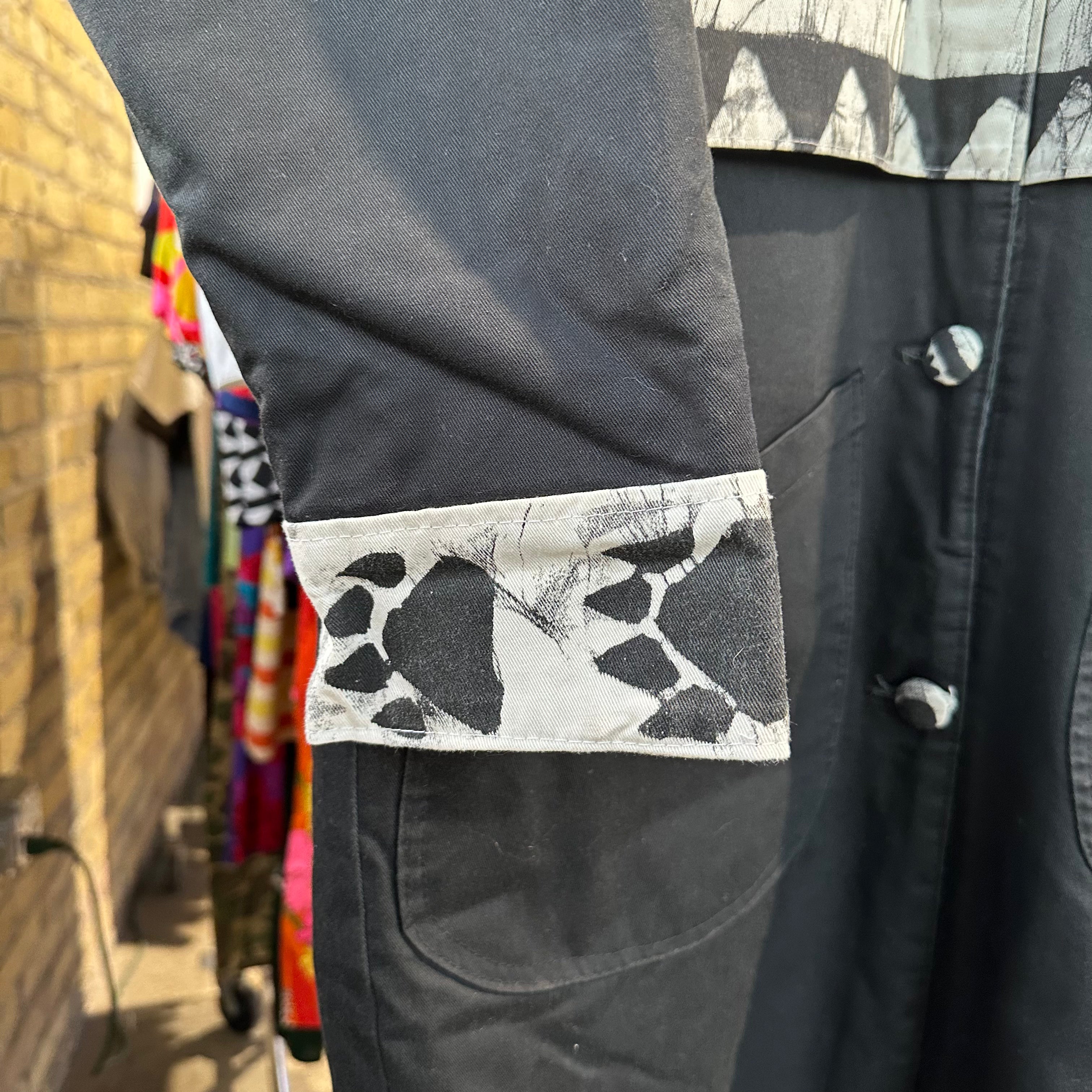 Stonewash Wolf Trench Coat