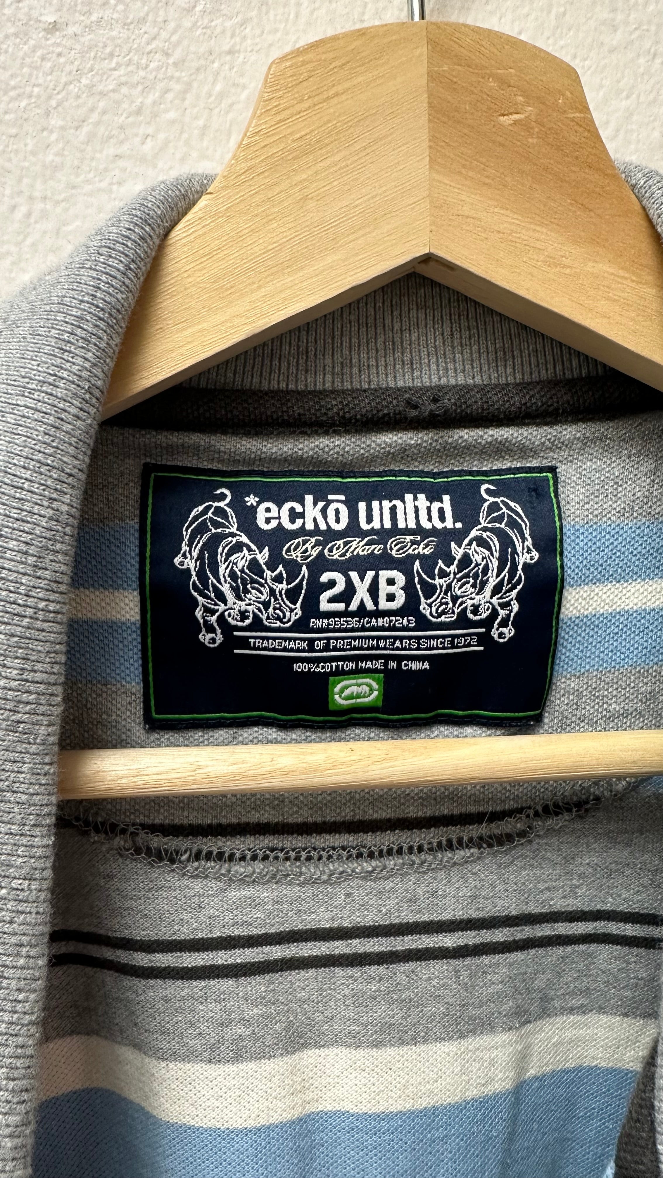 Eckō Unltd. Striped Polo Button-Up