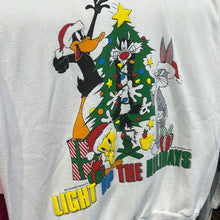 Load image into Gallery viewer, Looney Tunes Light Up The Holidays Crewneck Sweatshirt
