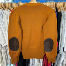 Load image into Gallery viewer, 1940s Yellow V Neck Sweater
