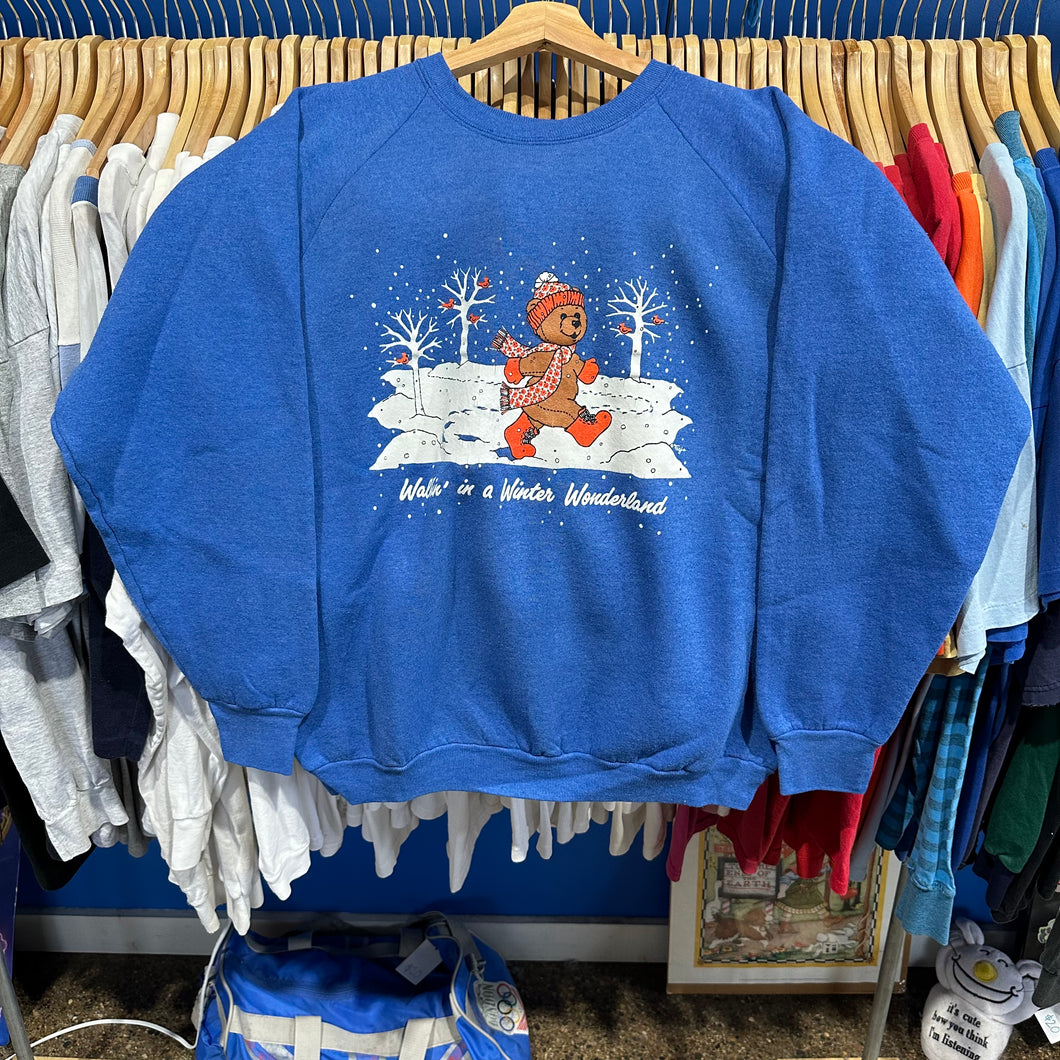 Winter Wonderland Bear Crewneck Sweatshirt