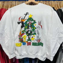 Load image into Gallery viewer, Looney Tunes Light Up The Holidays Crewneck Sweatshirt
