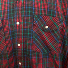 Load image into Gallery viewer, Dakota Blue/Red Plaid Pearl Button Up
