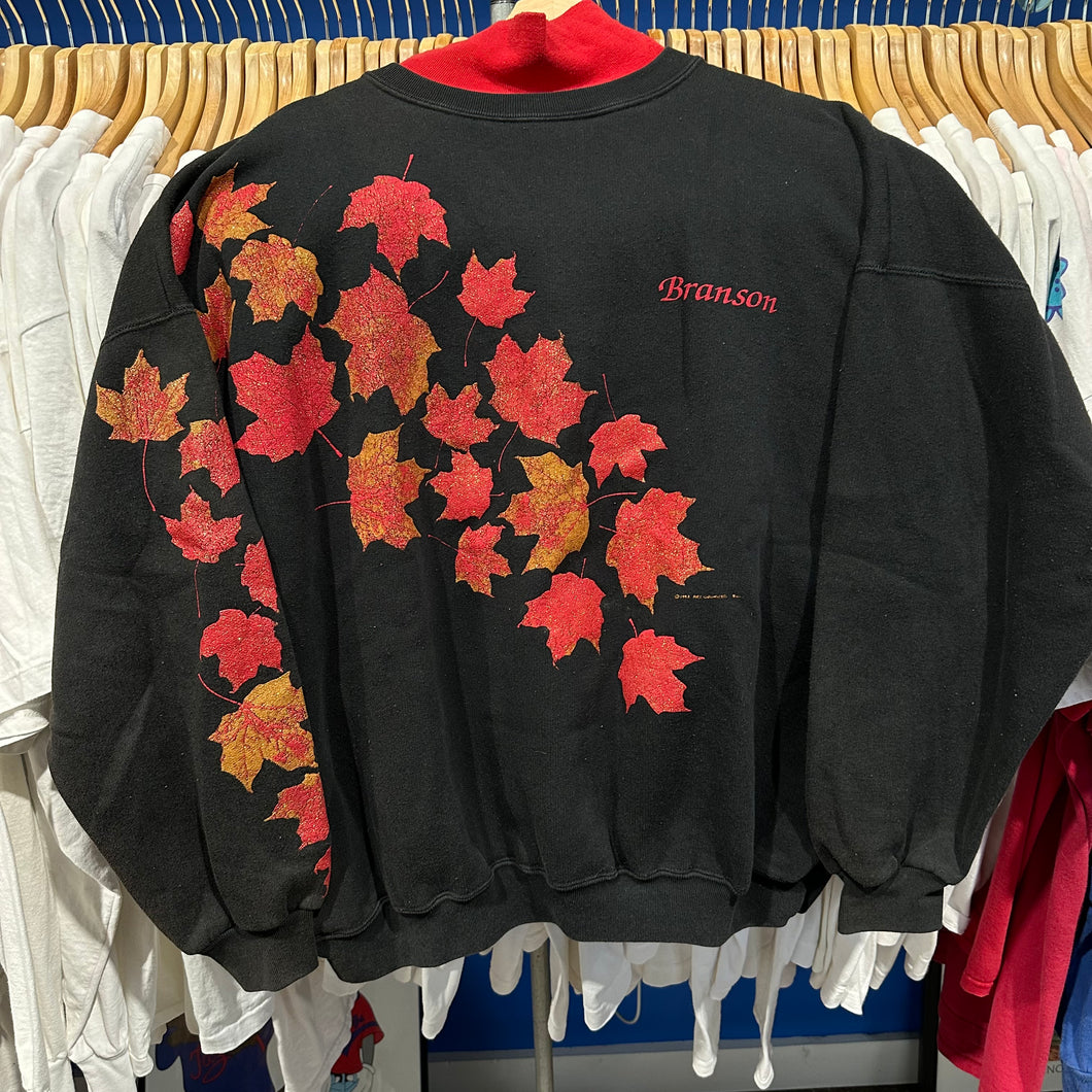Fall Leaves Branson MO Crewneck Sweatshirt