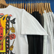 Load image into Gallery viewer, Pumpkin Witch Halloween Scene T-Shirt
