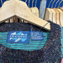 Load image into Gallery viewer, Cracked Ice Blue Sweater
