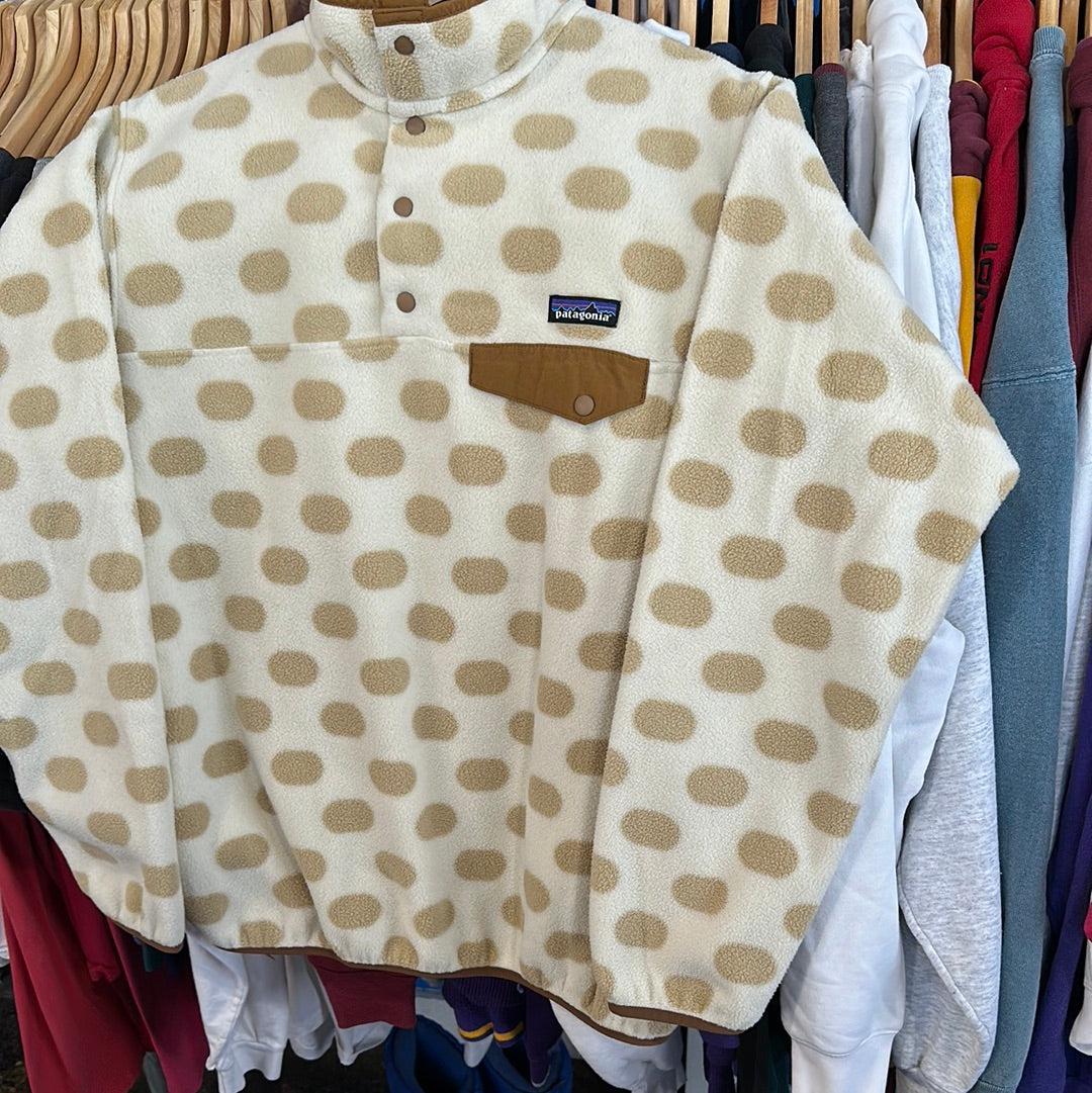 Patagonia Polka Dot Snap Fleece