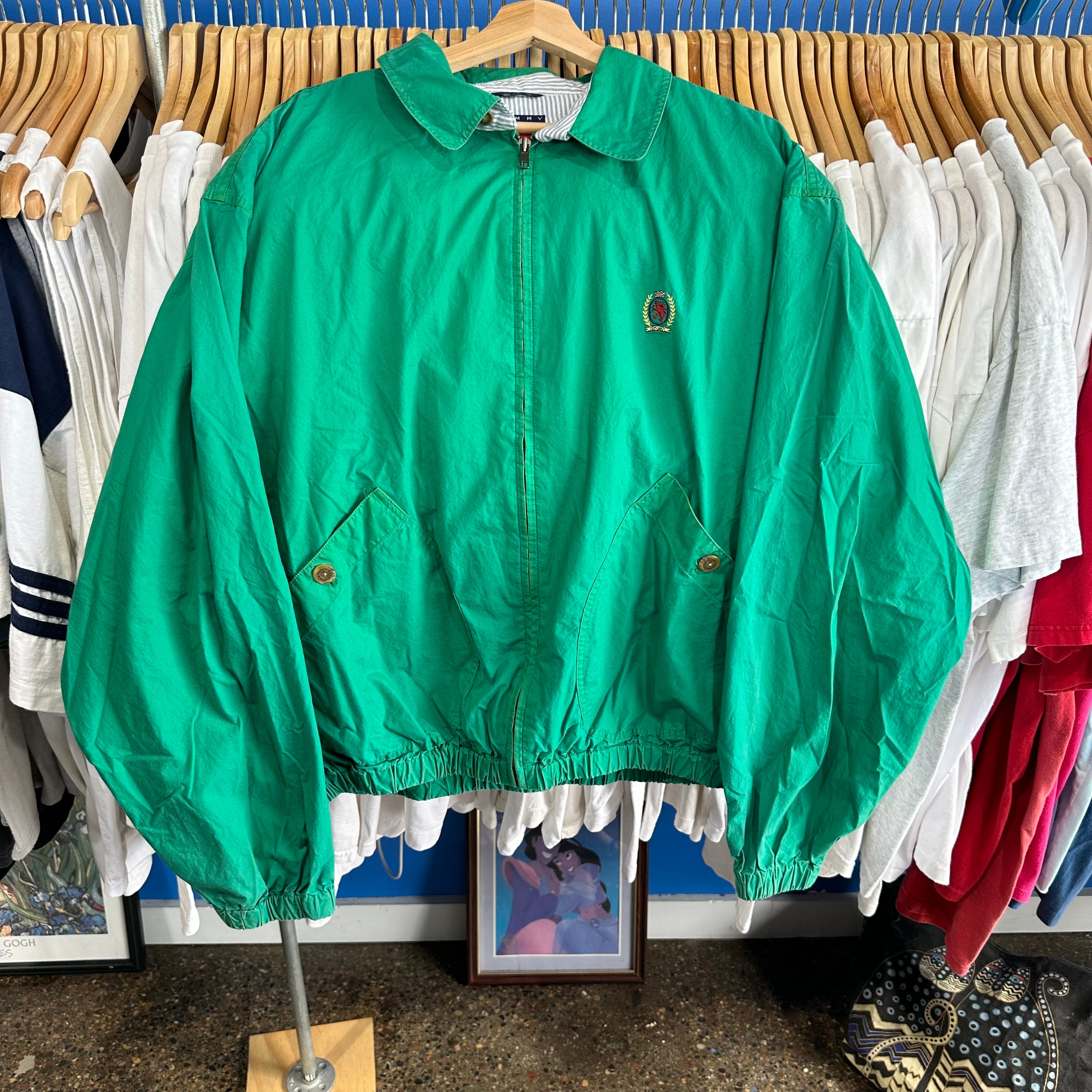 Tommy Hilfiger Green Zip-Up Jacket