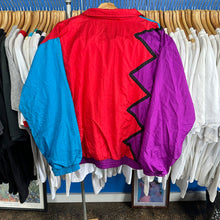 Load image into Gallery viewer, Lavon Color Block Windbreaker Jacket
