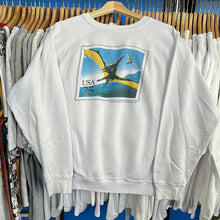Load image into Gallery viewer, Pteranodon Dinosaur Stamp Crewneck Sweatshirt
