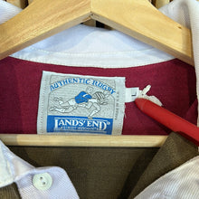 Load image into Gallery viewer, Lands End Rugby Half Button Up
