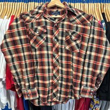 Load image into Gallery viewer, Lariat Red Shadow Plaid Button Up
