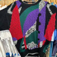 Load image into Gallery viewer, Abstract Patterned Knit Sweater
