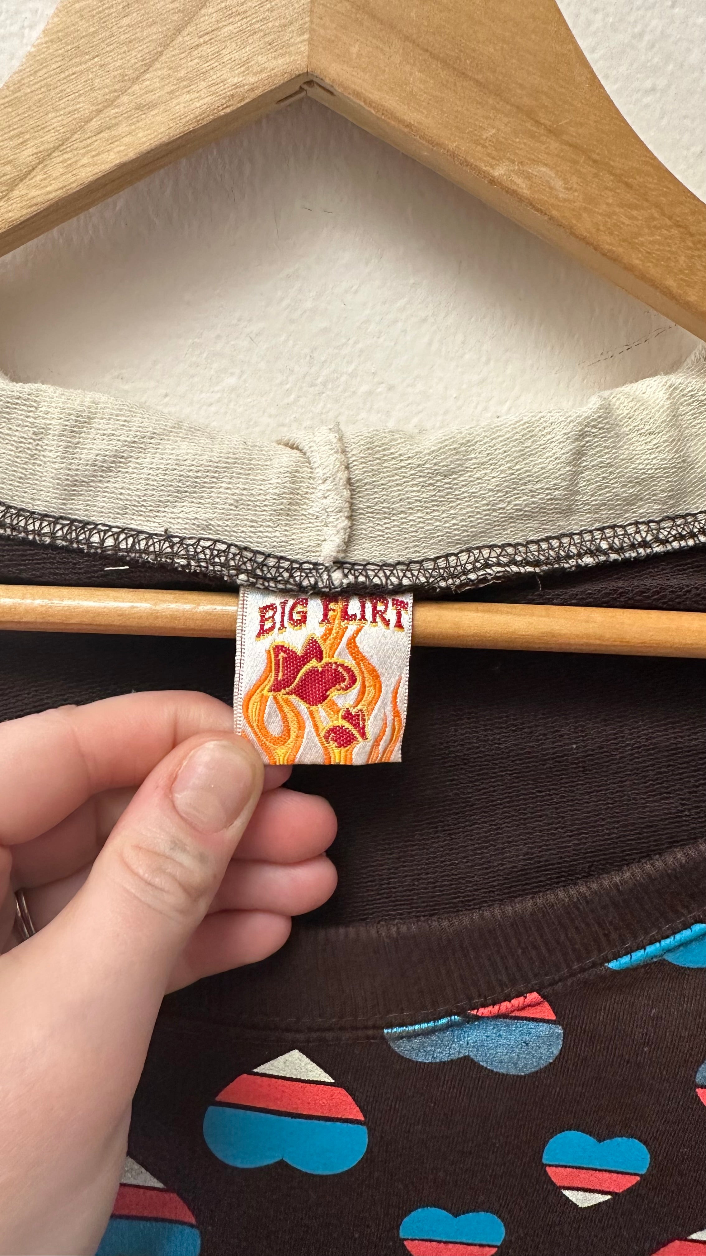 Big Flirt Heart Femme Hooded Sweatshirt