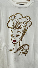 Load image into Gallery viewer, I Love Lucy Gold Sparkles T-Shirt
