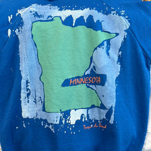 Load image into Gallery viewer, Puff Paint Minnesota Collard Crewneck Sweatshirt
