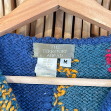 Load image into Gallery viewer, Checker Rectangle Patterned Knitter Sweater
