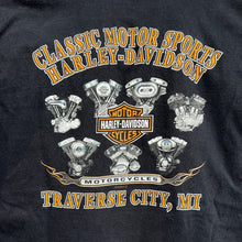 Load image into Gallery viewer, Chrome Skull Harley Davidson T-Shirt
