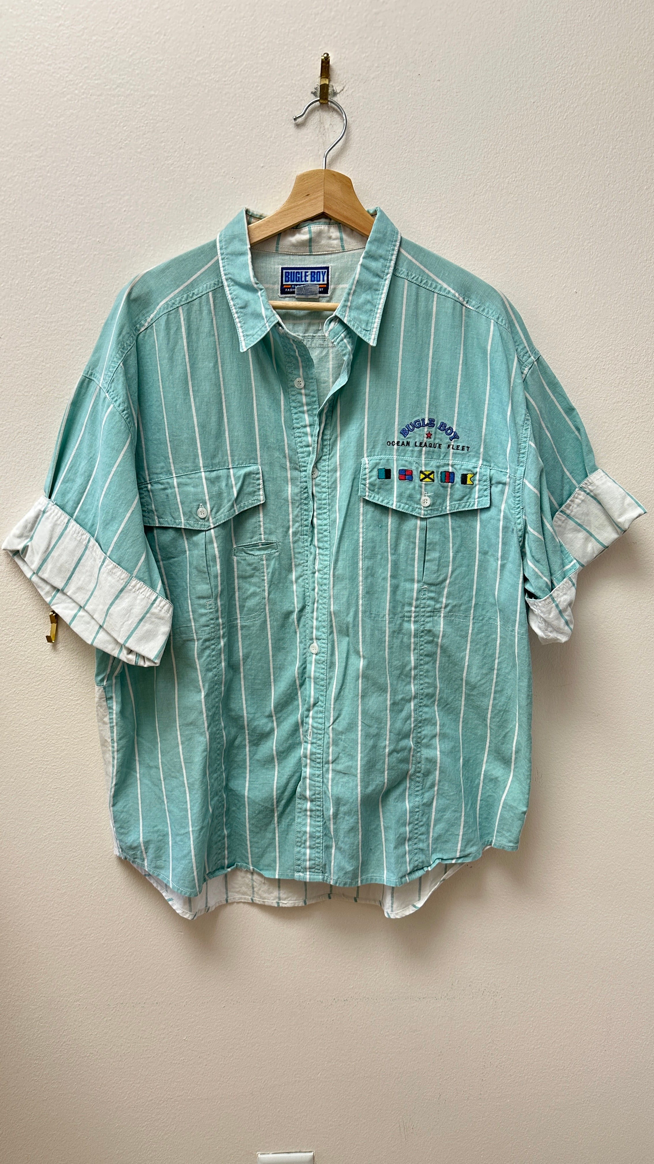 Bugle Boy Blue Button-Up