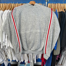 Load image into Gallery viewer, Red Strip Track Zip-up Hooded Sweatshirt
