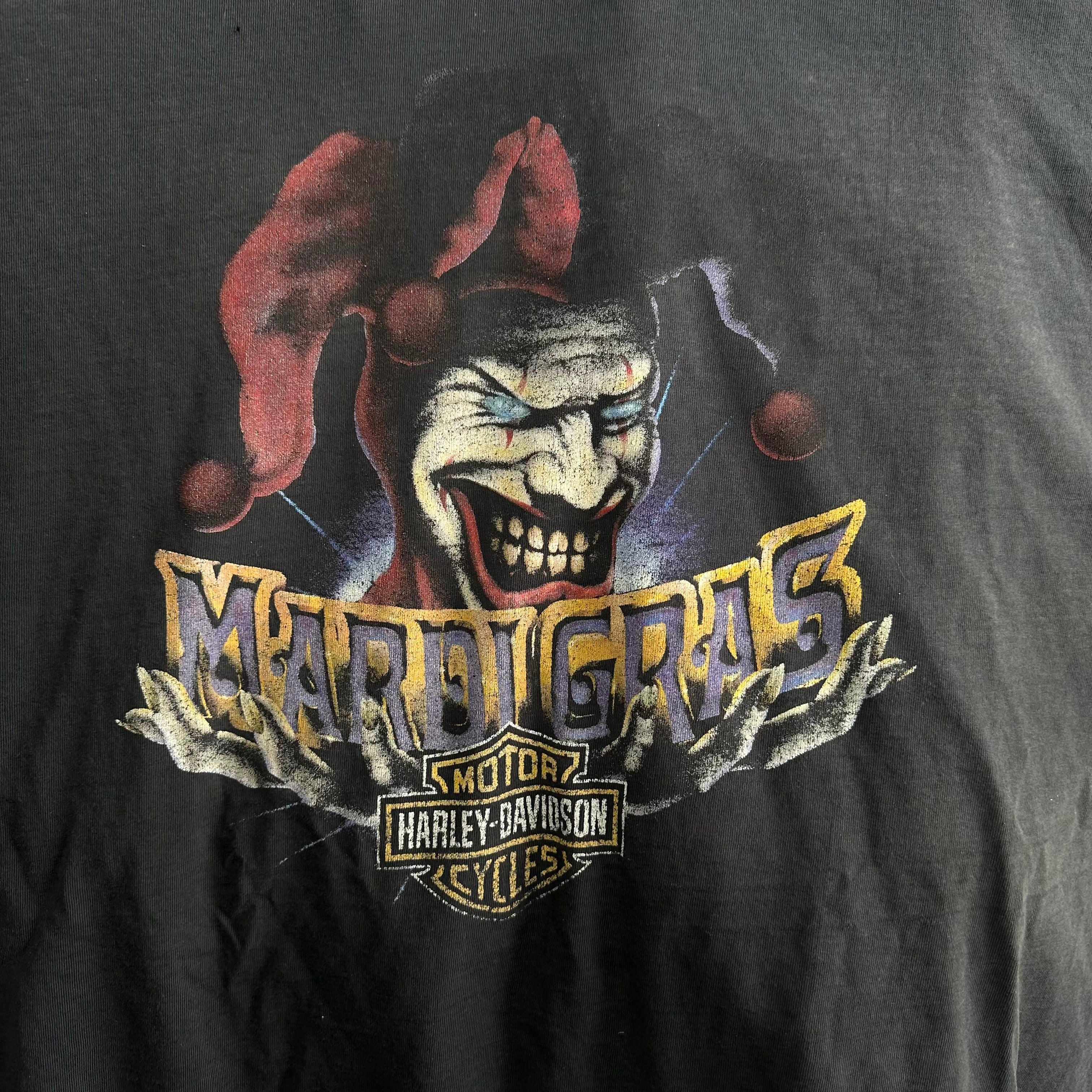 Harley Davidson Mardi Gras Joker Bloomington, IL T-Shirt