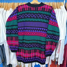 Load image into Gallery viewer, Neon &amp; Black Long Sweater
