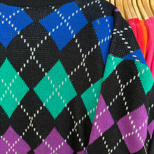 Load image into Gallery viewer, Argyle All Over Sweater
