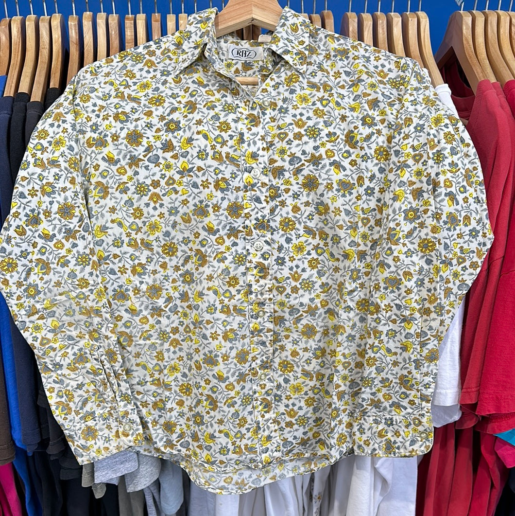 Ritz Floral Pattern Femme Button Up