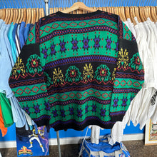 Load image into Gallery viewer, Regal Green Patterned Sweater
