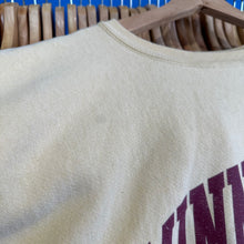 Load image into Gallery viewer, Pale Yellow Minnesota Spellout Reverse Weave (Modern) Sweatshirt
