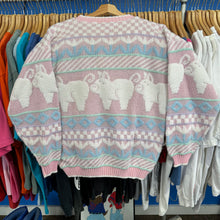 Load image into Gallery viewer, Pastel Rose Pig Sweater
