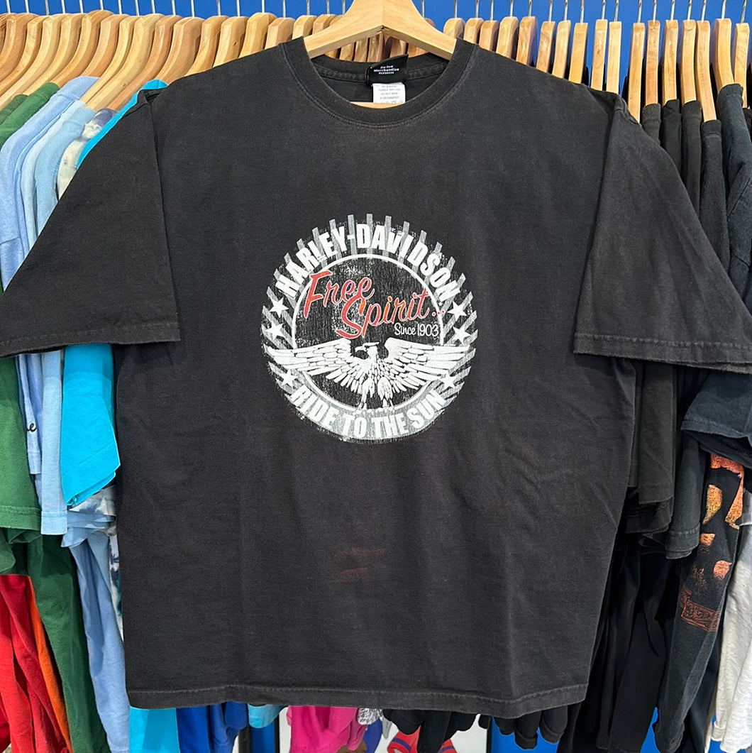 Free Spirit Harley Davidson T-Shirt