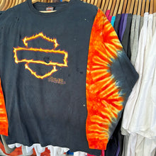 Load image into Gallery viewer, Tie Dye Harley Davidson Creat Long Sleeve T-Shirt
