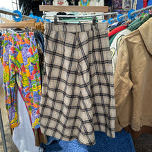 Load image into Gallery viewer, Tan Plaid Wool Skirt
