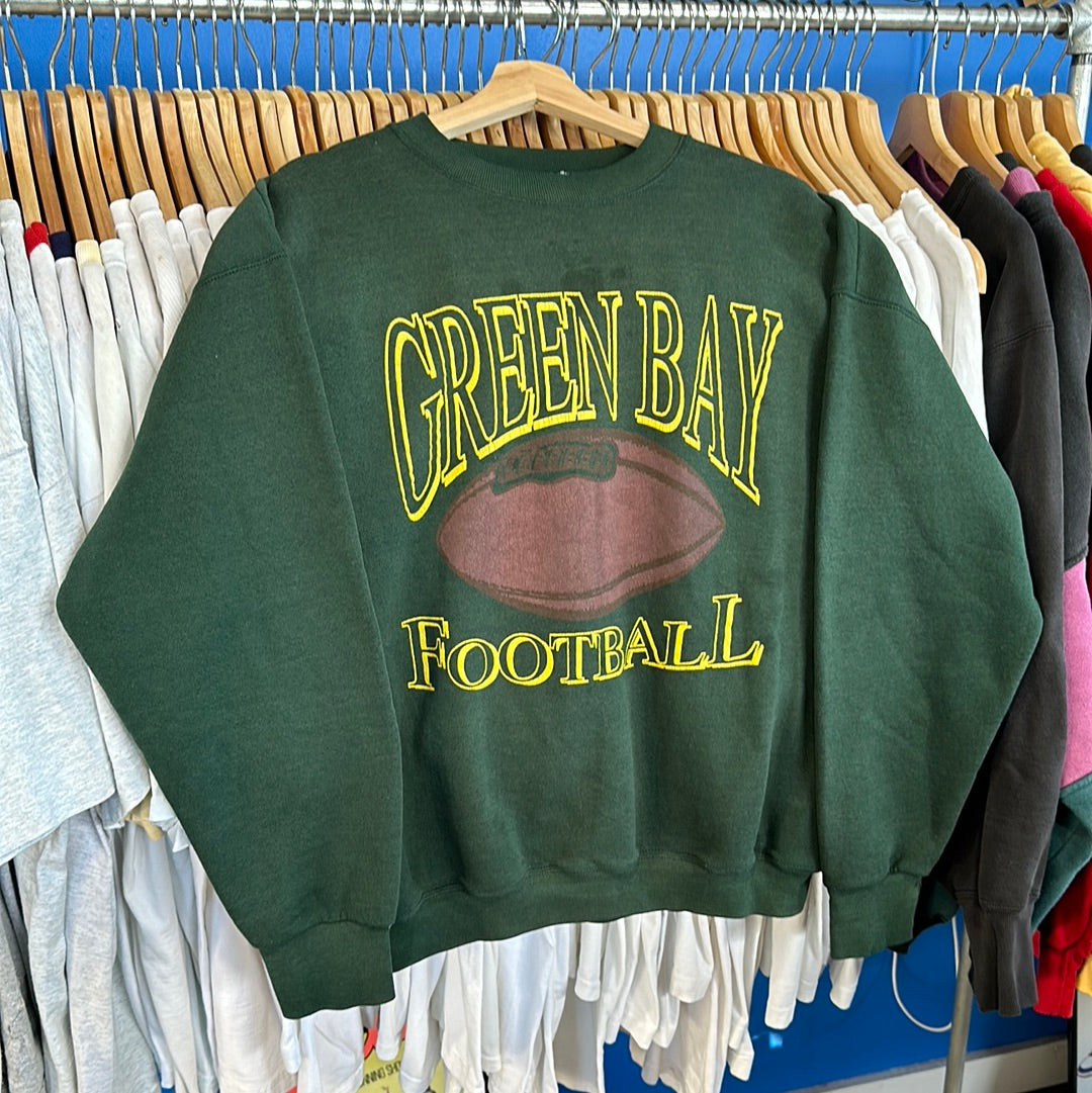 Green Bay Packers Football Green Crewneck Sweatshirt