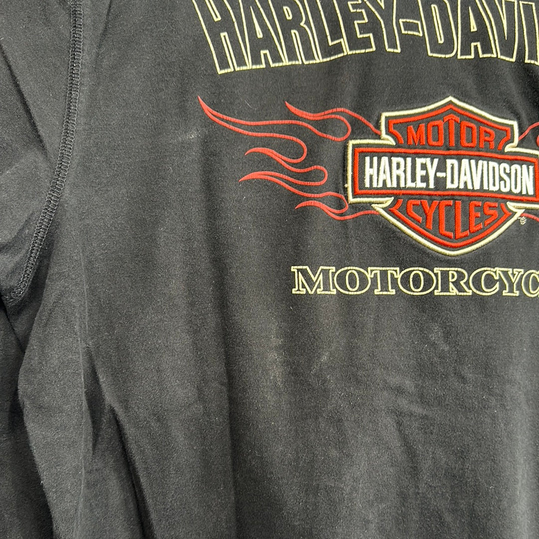 Harley Davidson Crest Modern Long Sleeve T-Shirt