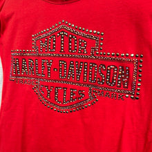 Load image into Gallery viewer, Harley Davidson Red Sparkle Long Sleeve
